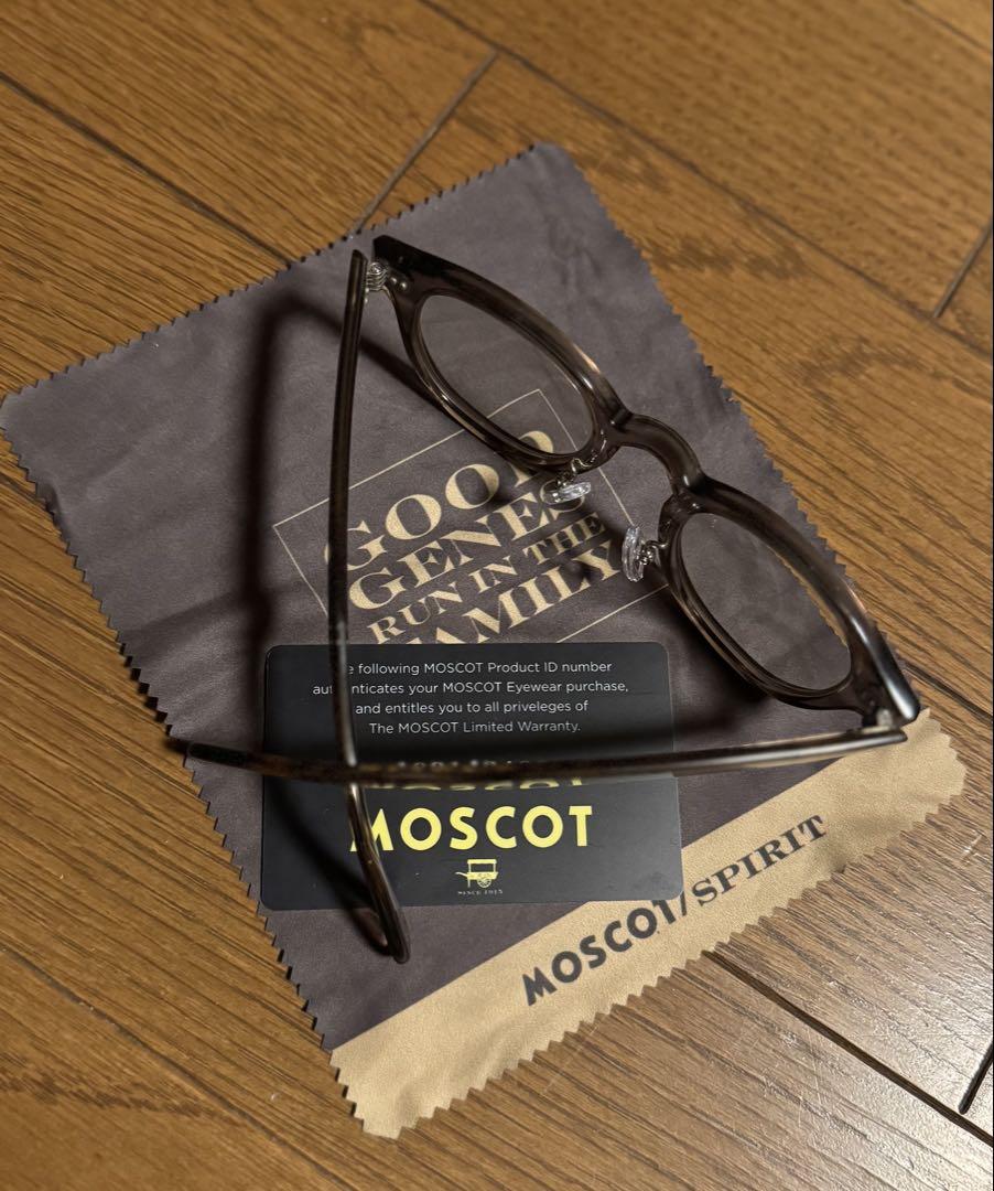 MOSCOT LEMTOSH 46 BROWN ASHカラー 純正ノーズパッド付