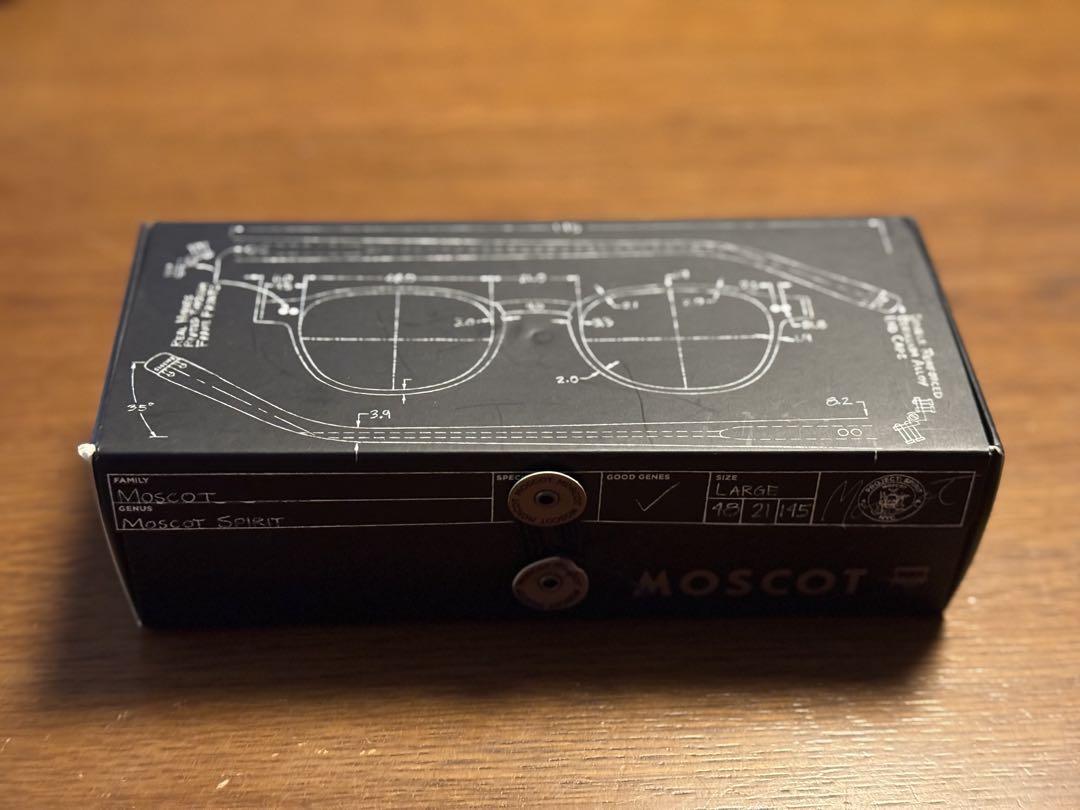 MOSCOT LEMTOSH 46 BROWN ASHカラー 純正ノーズパッド付