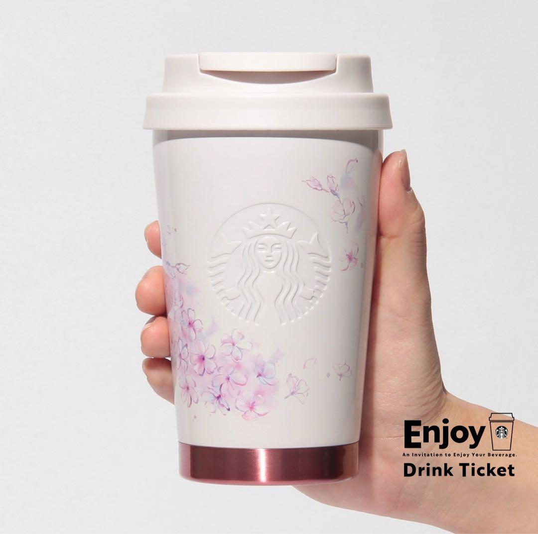 SAKURA2025ステンレスTOGOロゴタンブラーベージュ355ml