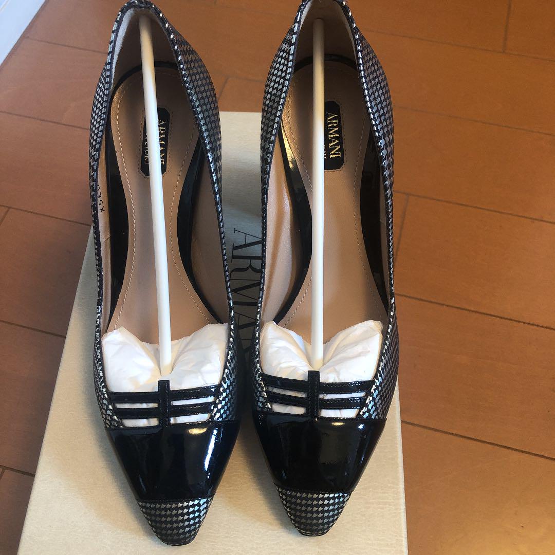 ARMANI 仕事にピッタリヒール(イタリア産)