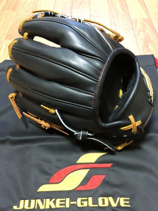 ハタケヤマ JUNKEI-GLOVE 軟式仕様 L0xen-m79511256306 ジュンケイグラブ内野手用 ╒ンケイ