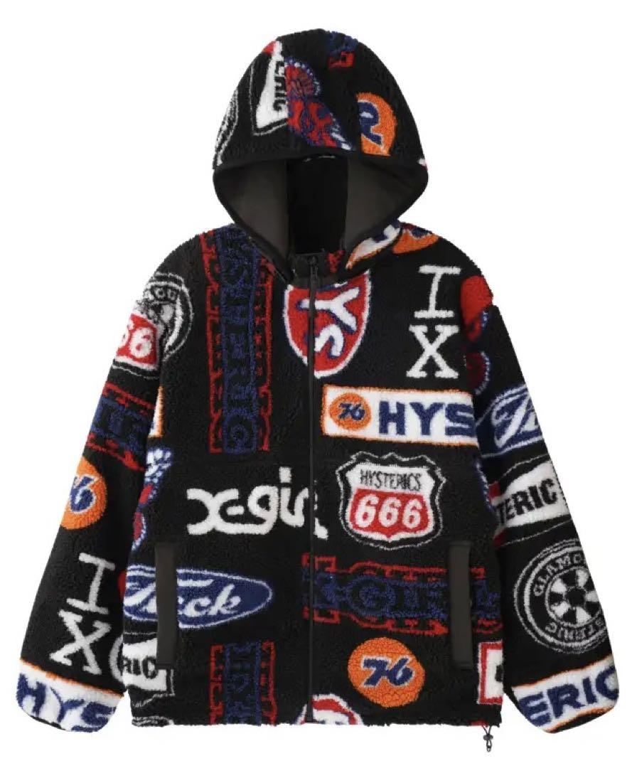 X-girl × HYSTERIC GLAMOUR REVERSIBLE BOA