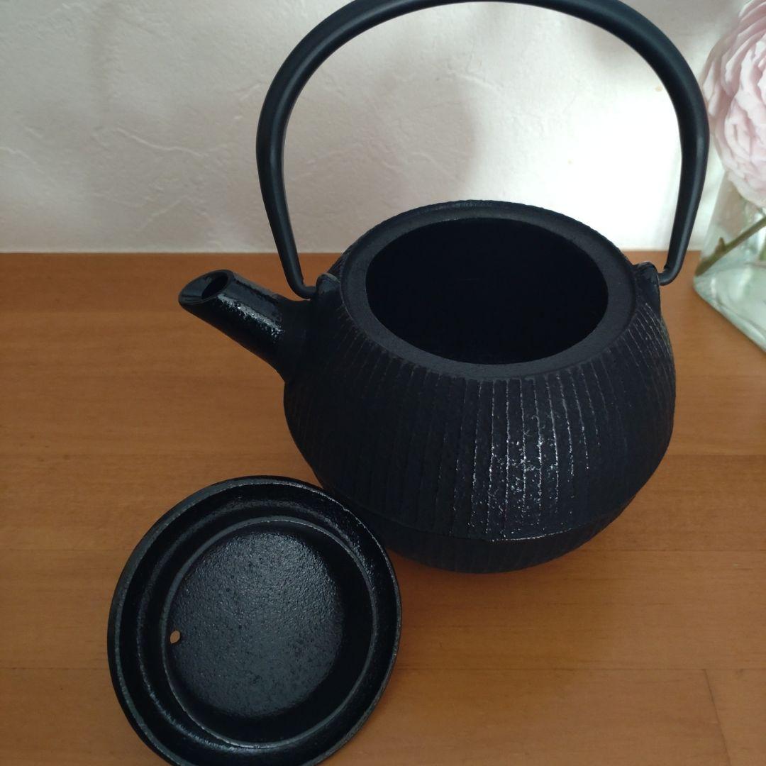 鉄瓶 菊地政光作 提手银粒镶嵌? 急須 茶道具 中古品 茶器 菊池 政光