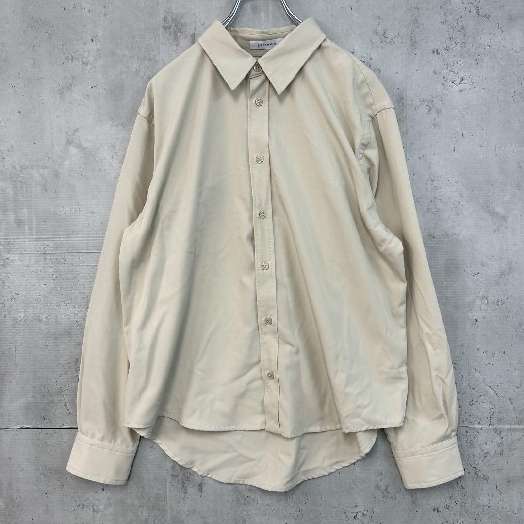 crewre クルーレ バック ステッチ レギュラー シャツ サンド