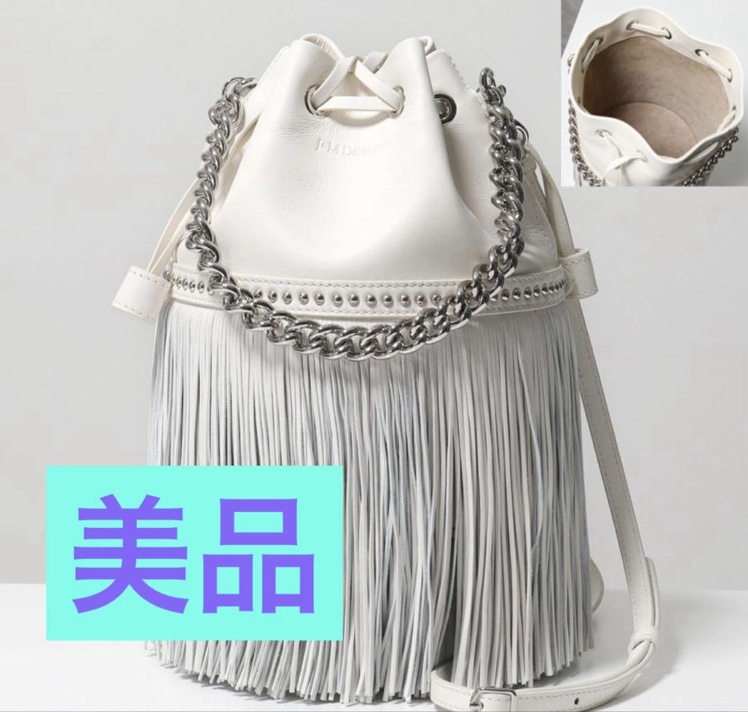 【美品】J&M DAVIDSON フリンジカーニバル　M／ ホワイト