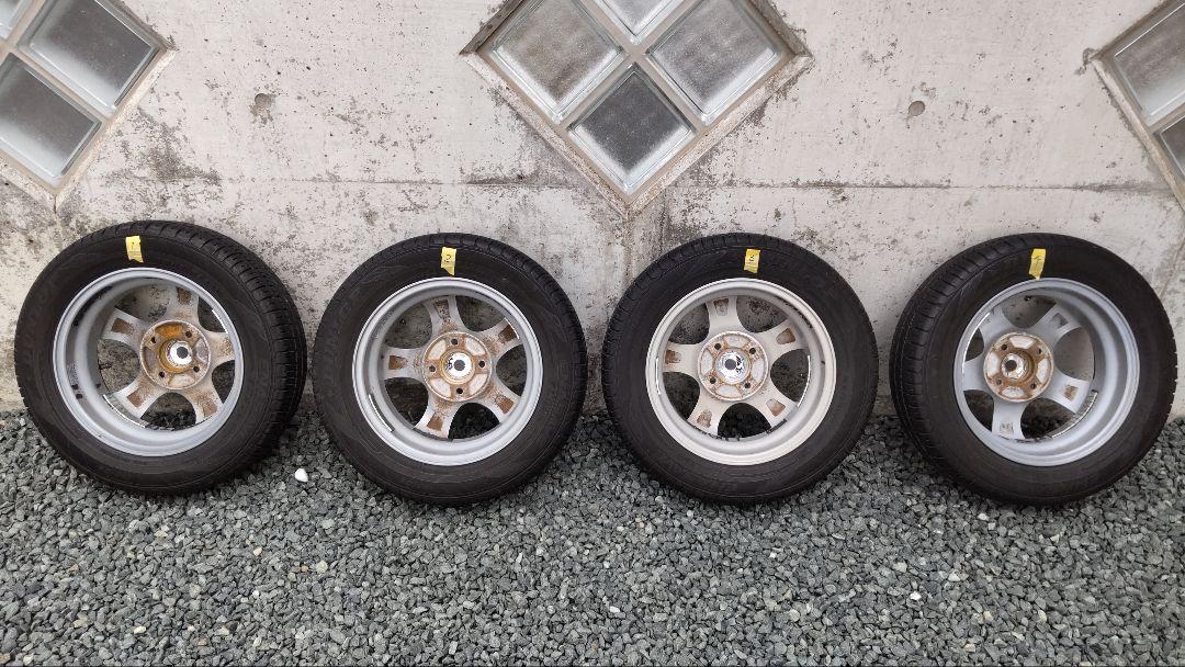 【みかんさん専用】ダンロップ 夏 タイヤ ２０１９年製 １３インチホイールセット