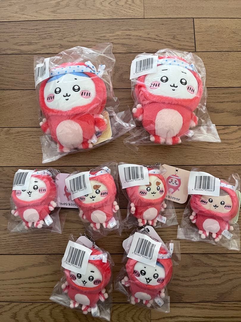 新品未開封 ちいかわ たこイカくじ D賞 5種セット♡新品未開封