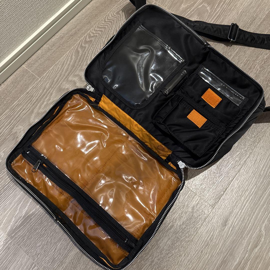 porter タンカー ショルダーバッグ 2層式 L ブラック 廃盤品