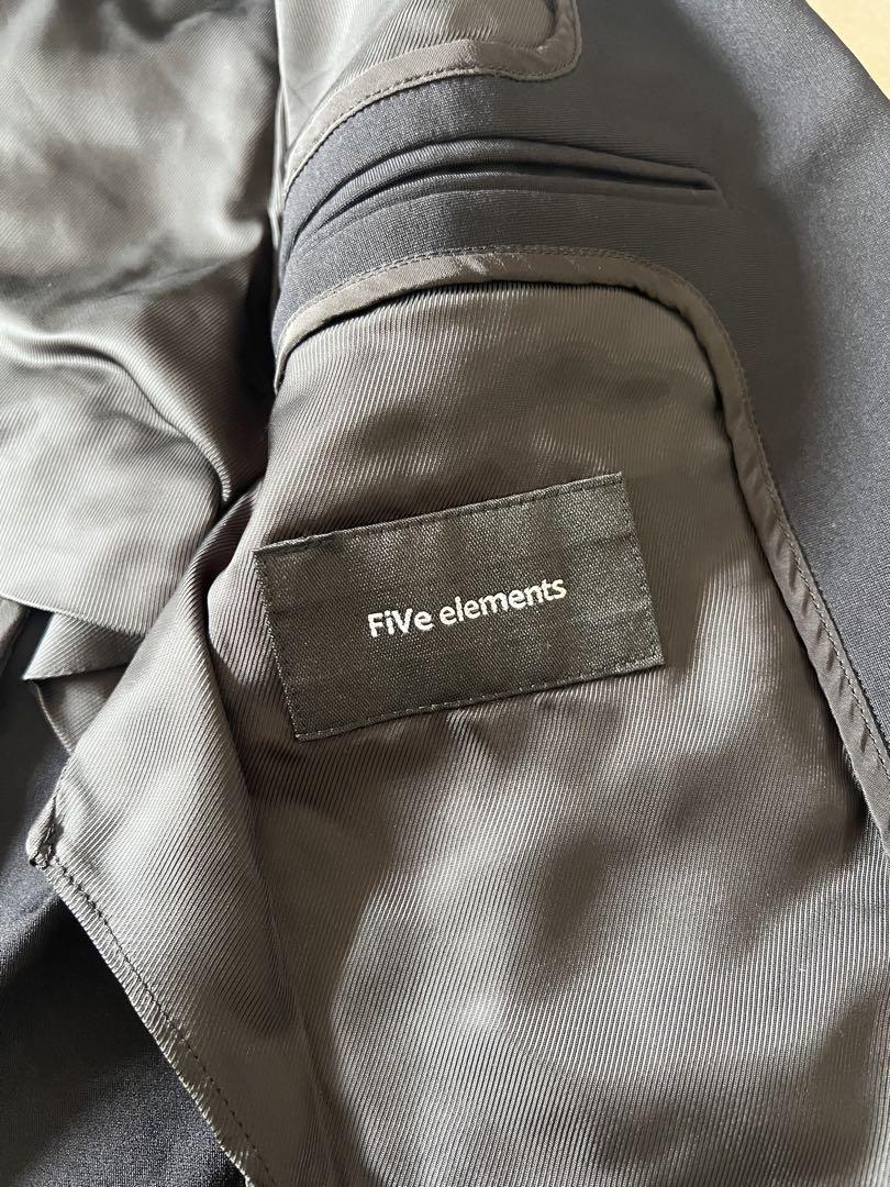 FiVe elements 黒 ブレザー&パンツ