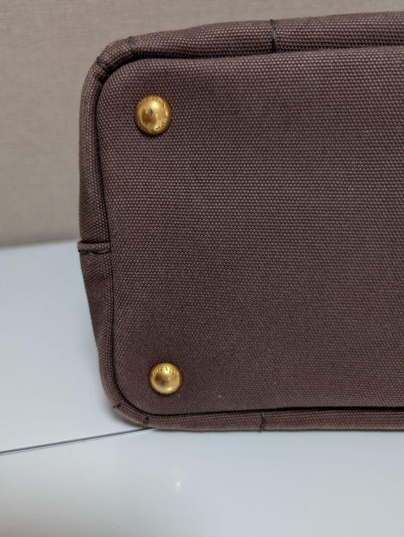 PRADA カナパ　Sサイズ☆希少カラー　caffee