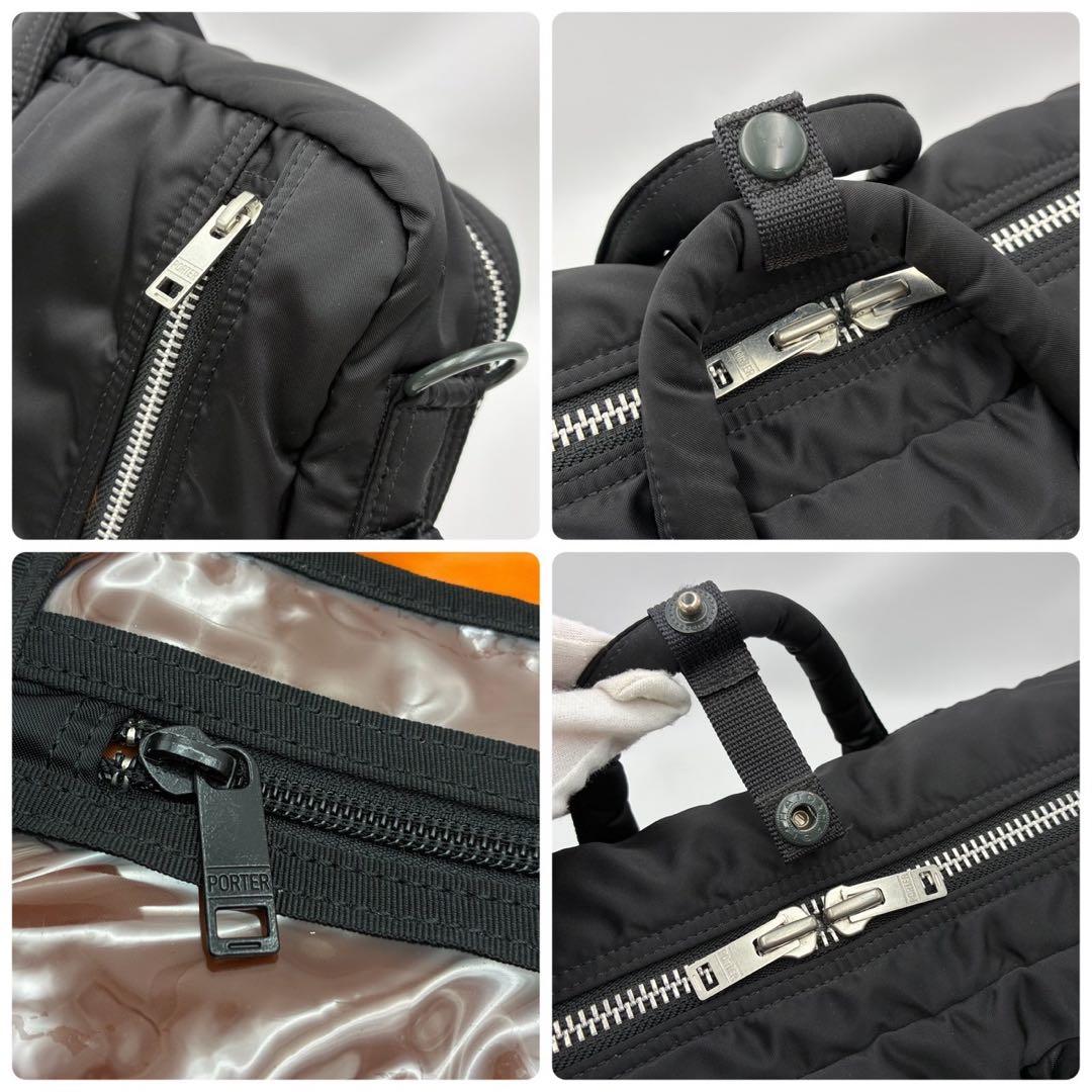 希少 ポーター タンカー 3way ブリーフケース リュック 2層 黒 ナイロン 希少 ポーター タンカー 3way ブリーフケース リュック 2層 黒 ナイロン