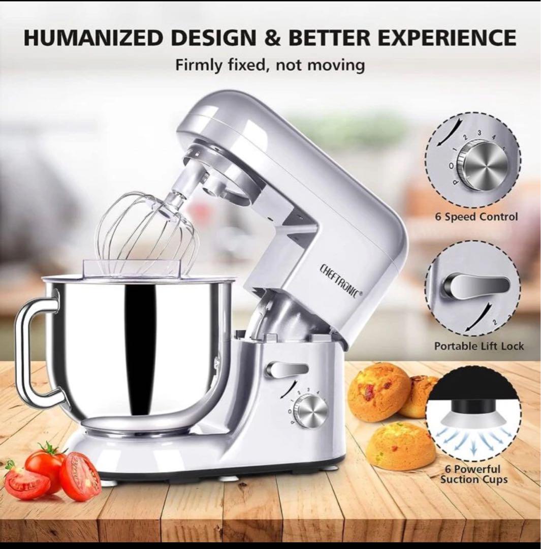 スタンドミキサー Cheftronic 110ー130V 650W-7L新品