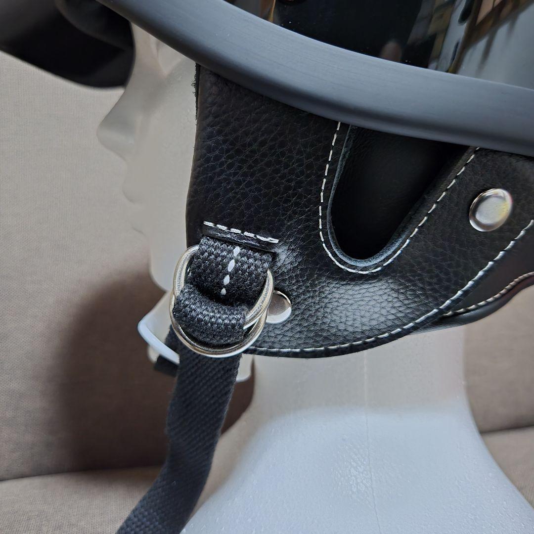 本革 ショーティー ブラック XL ハーフヘルメット ビートル BELL レトロ ショーティー ハーフヘルメット XL ビートル レトロ 半ヘル