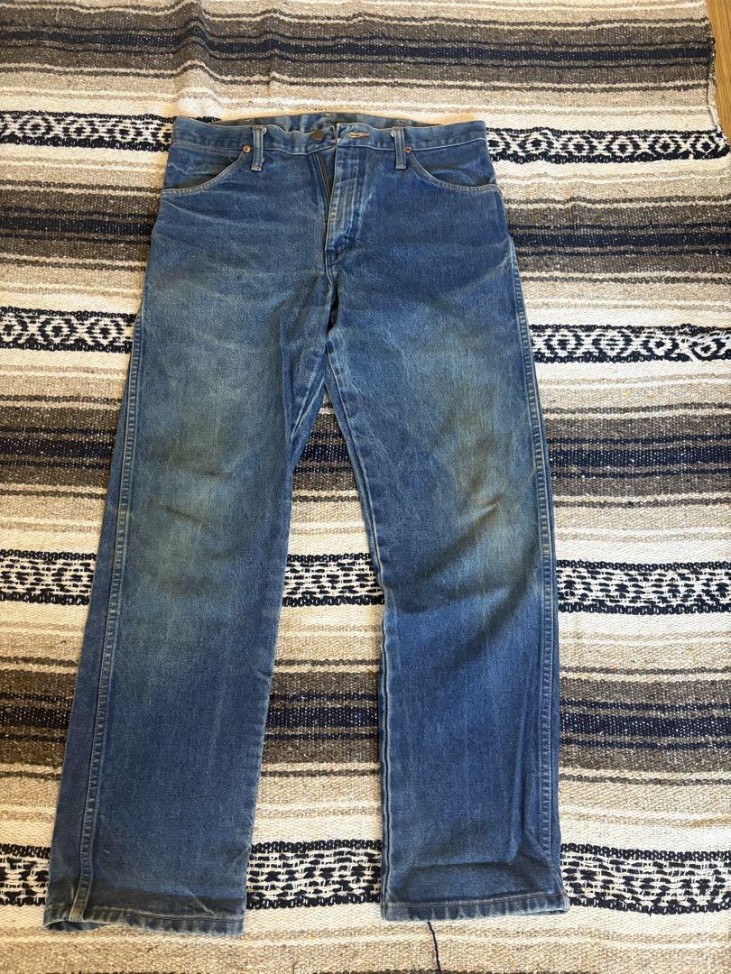Wrangler ブルーデニム ストレートパンツ　34×29