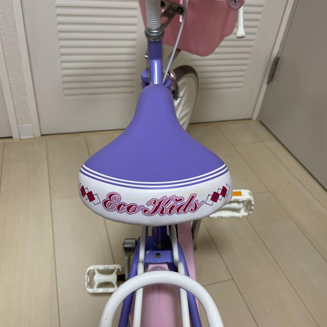 ブリヂストン　エコキッズ　ラベンダー&ピンク　18インチ　EKC18