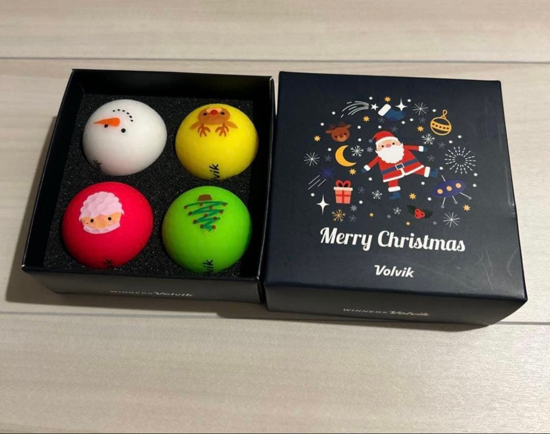 新品 Volvik クリスマスゴルフボール 4個セット - メルカリ 新品 Volvik クリスマスゴルフボール 4個セット - メルカリ