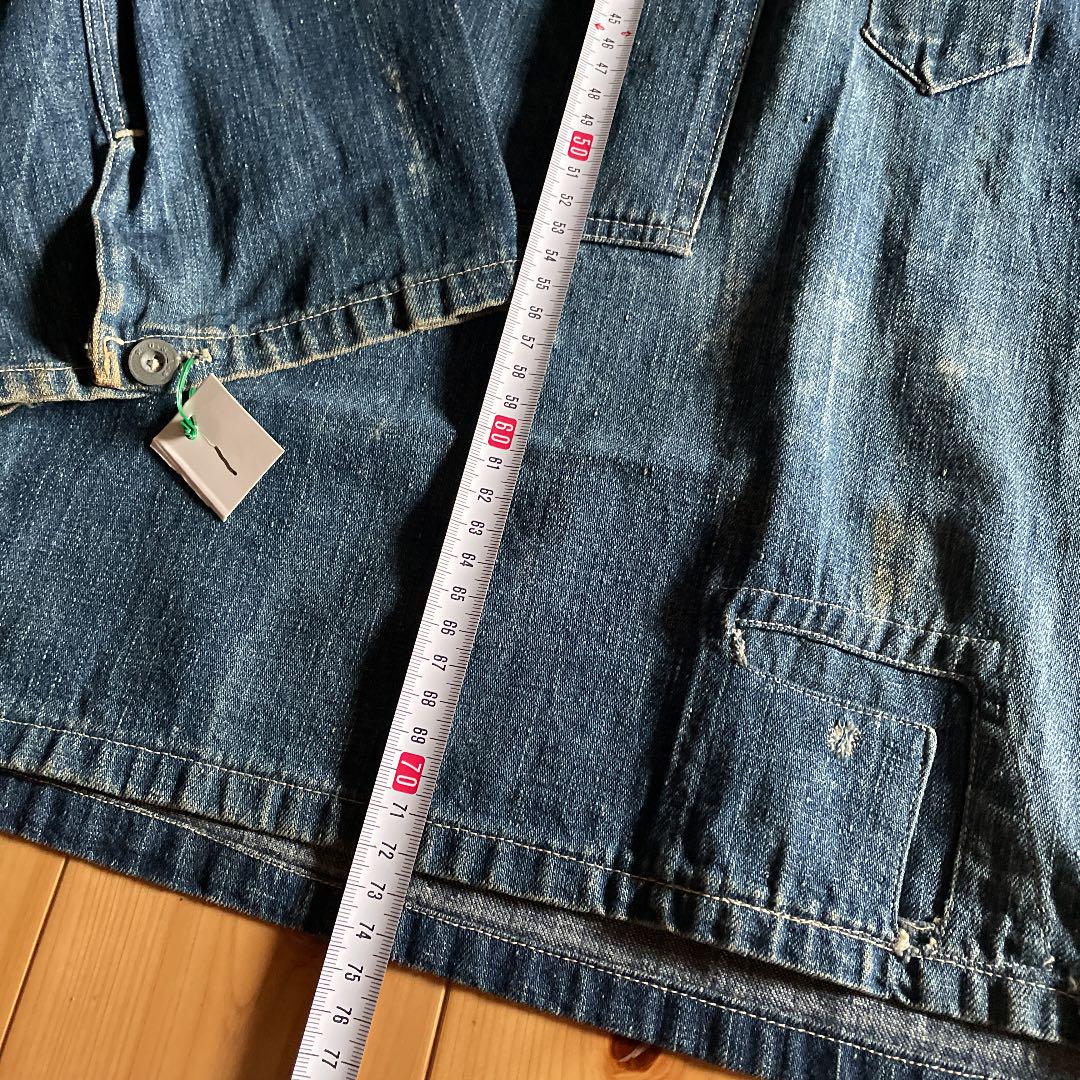 中古】 ③ プリズナー デニムプルオーバージャケット US.ARMY 30's - カバーオール - labelians.fr 中古】 ③ プリズナー デニムプルオーバージャケット US.ARMY 30's - カバーオール - labelians.fr