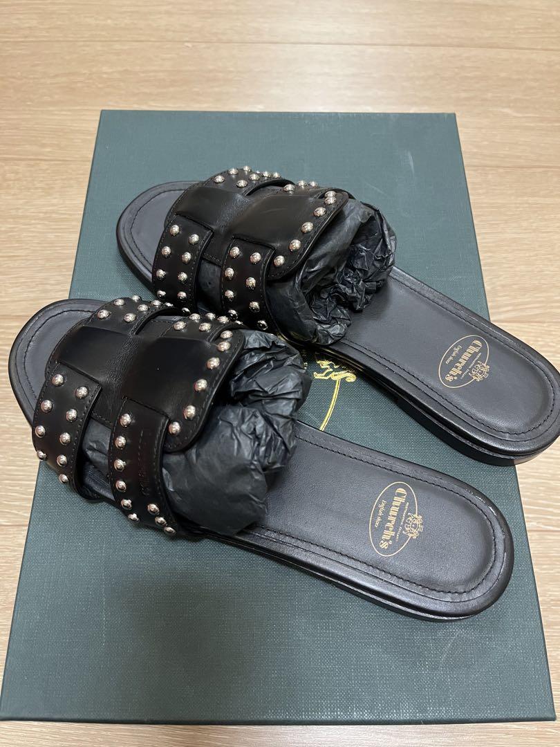 美品Church's DEE DEE MET SANDAL サンダル黒35