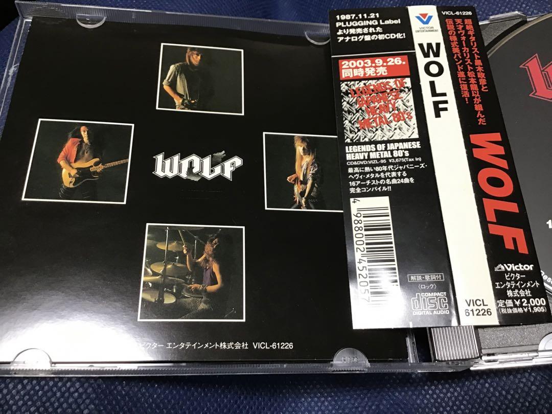 中古 WOLF 1stアルバム ヘヴィメタ ジャパメタ 黒木政彦　松本龍以