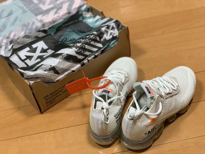【新品未使用!!超貴重!!】ナイキヴェイパーマックスオフホワイト