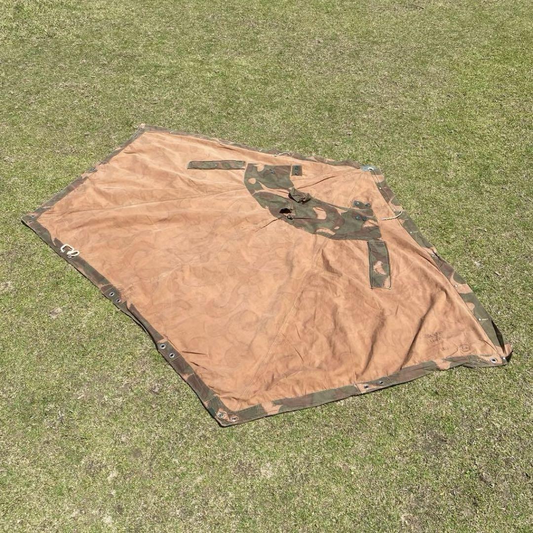 s*o様 ハンガリー軍　軍幕⑨　ポンチョ　２枚　ポール・ペグセット　ワンポールテ