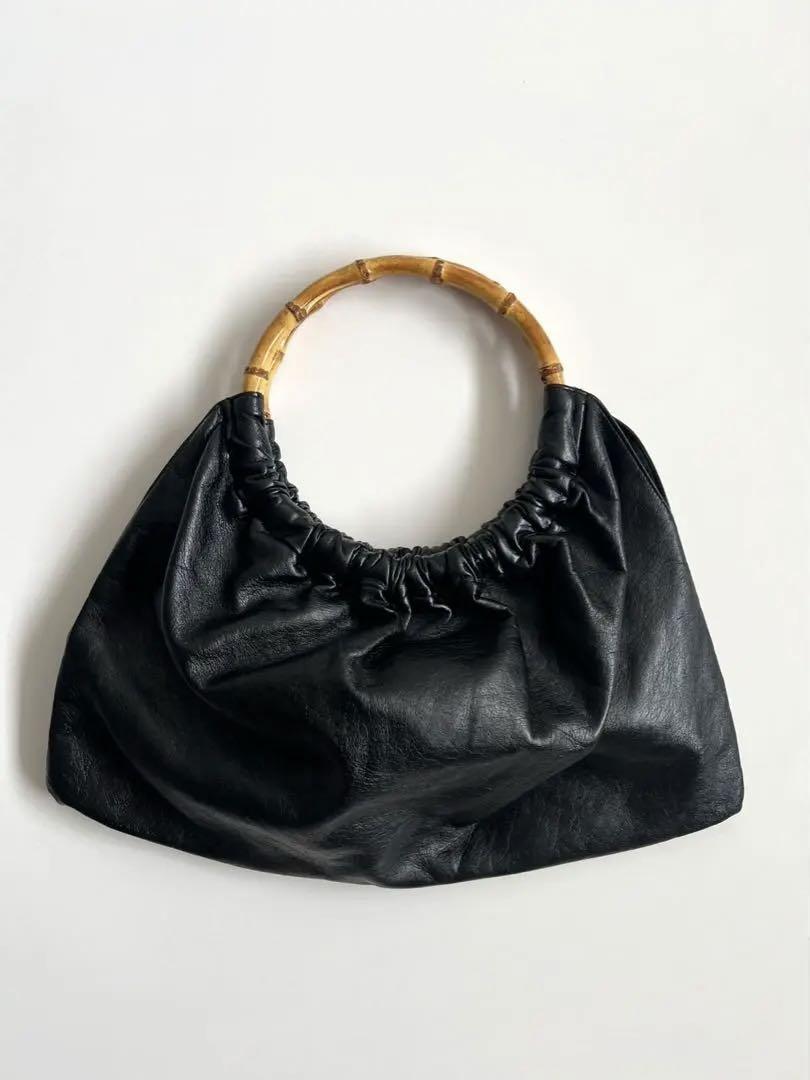 バッグ COMME des GARCONS BAMBOO HANDLE HAND BAG
