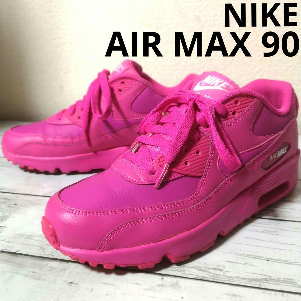 美品】NIKE AIR MAX 90 ナイキ エアマックス 90 ピンク - メルカリ