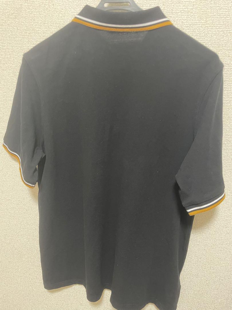 FRED PERRY ブラック ポロシャツ XXL