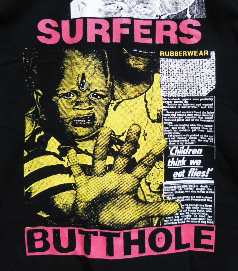 BUTTHOLE SURFERS Tシャツ　Black rubberwear