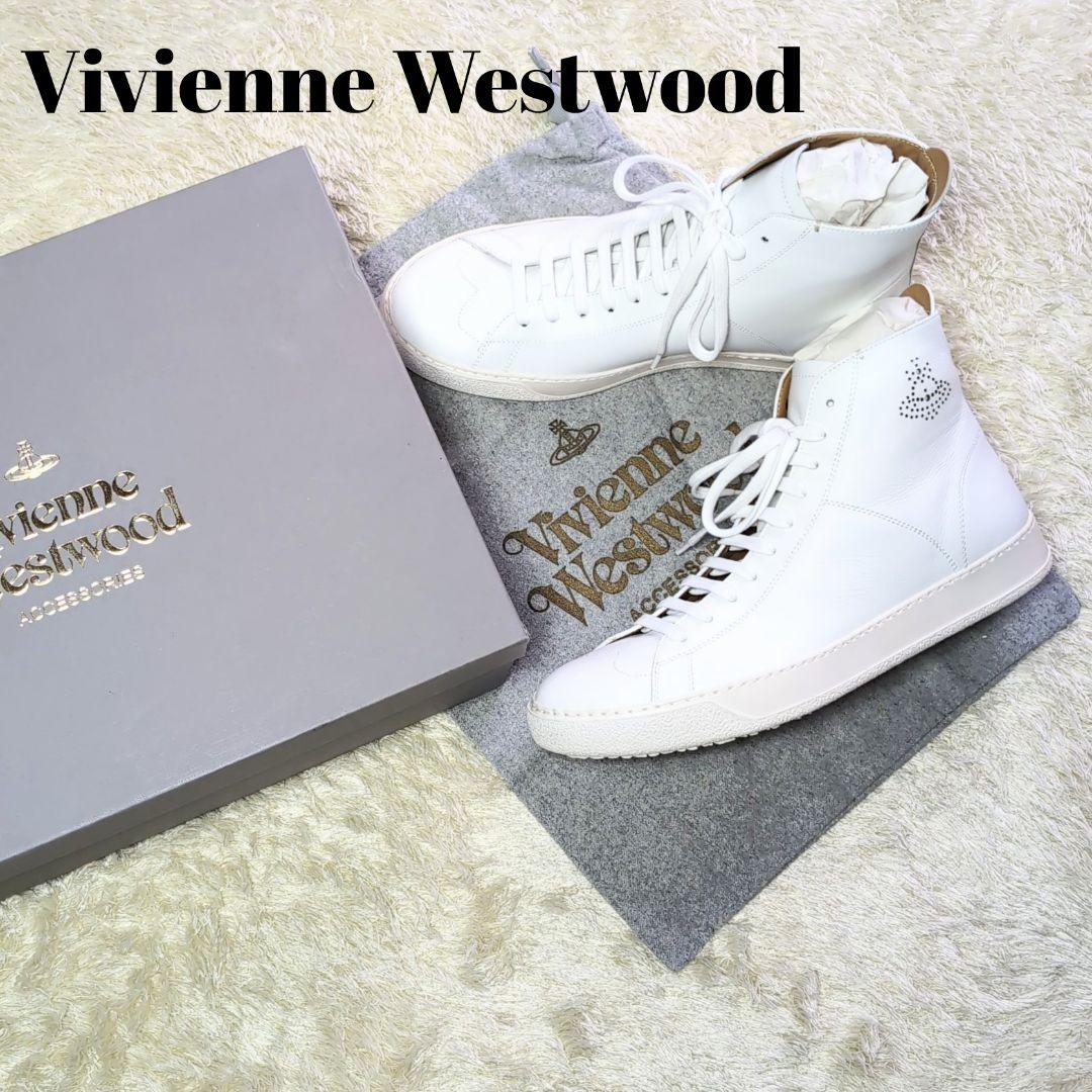 美品】Vivienne Westwood ハイカットスニーカー 43 レザー