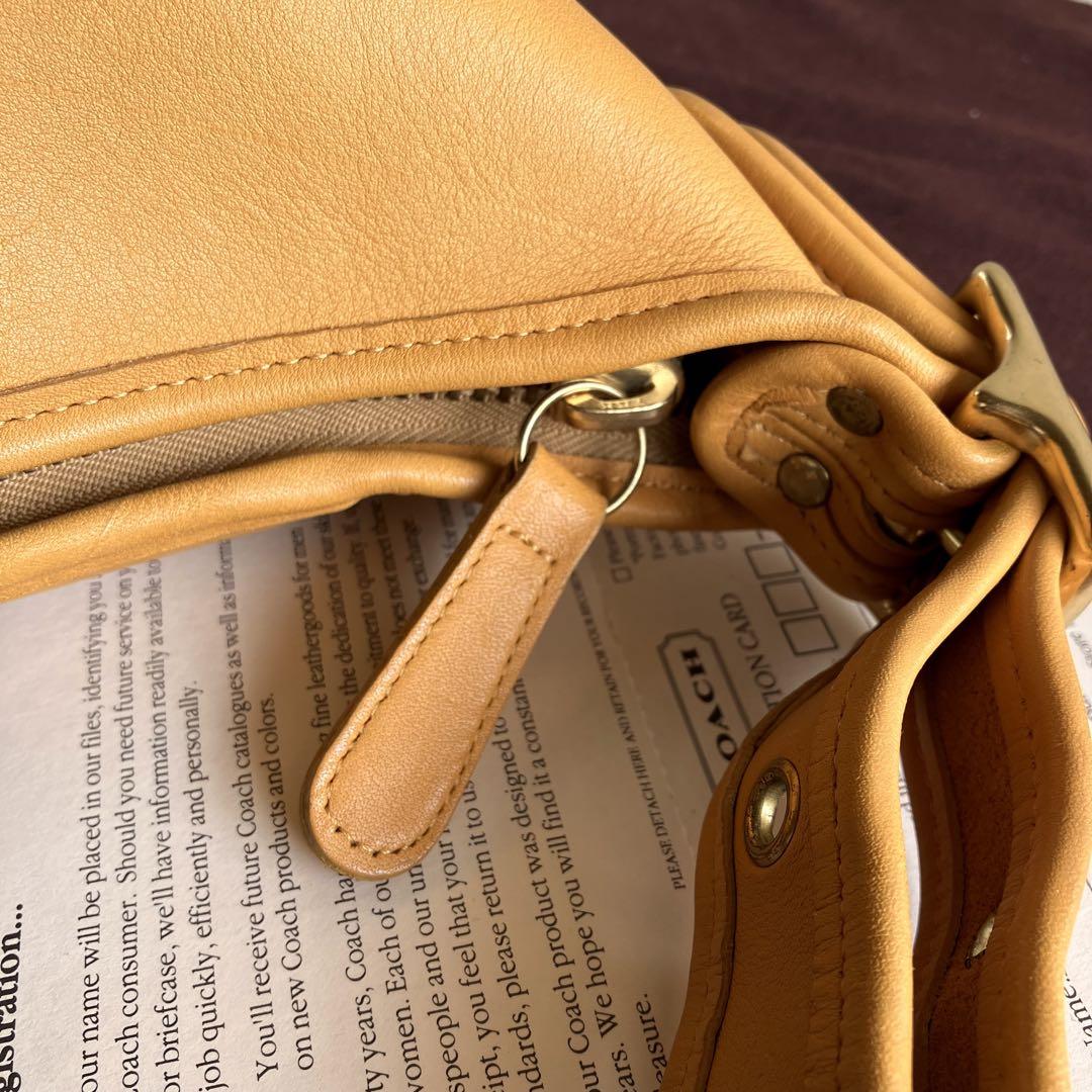 Vintage Coach Helen's Legacy Bag Yellow