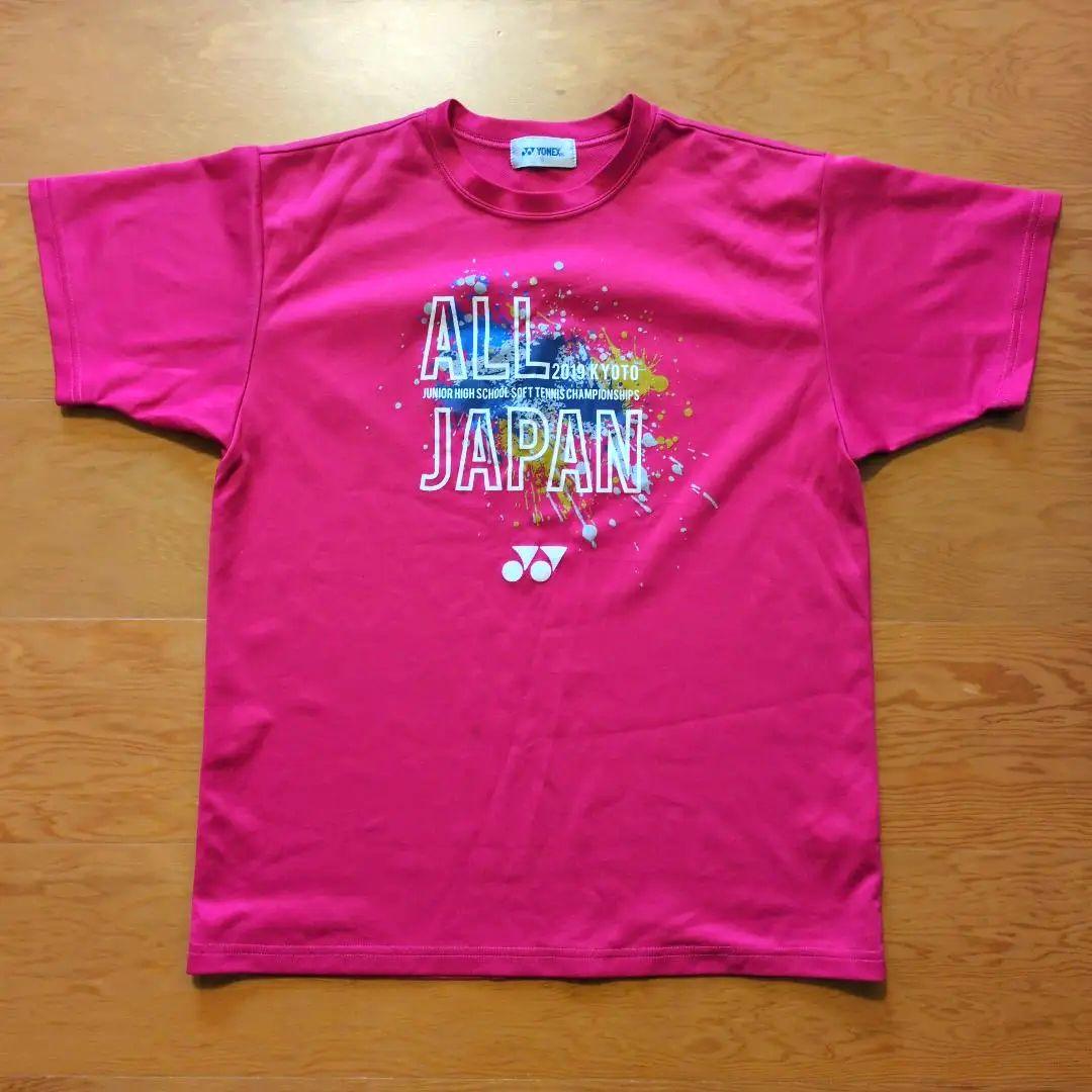 YONEX ピンク Tシャツ Sサイズ ALL JAPAN 2019 - メルカリ