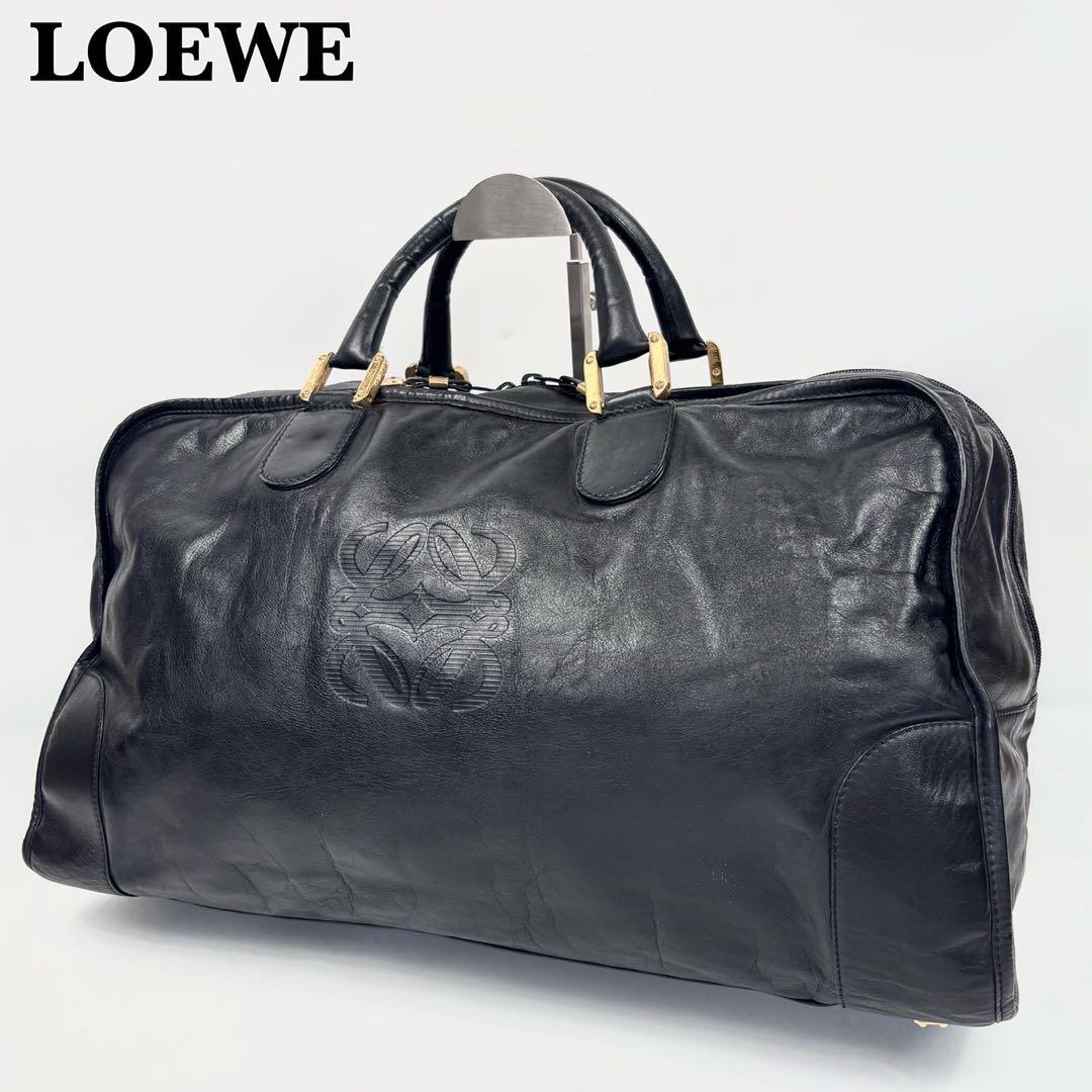 美品】ロエベ LOEWE アマソナ50 ボストンバッグ 旅行バッグ