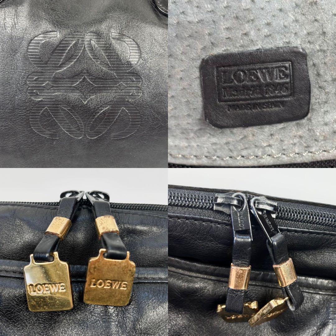 【美品】ロエベ LOEWE アマソナ50 ボストンバッグ 旅行バッグ アナグラム 専用ロエベ LOEWE アマソナ50 ボストンバッグ 旅行バッグ
