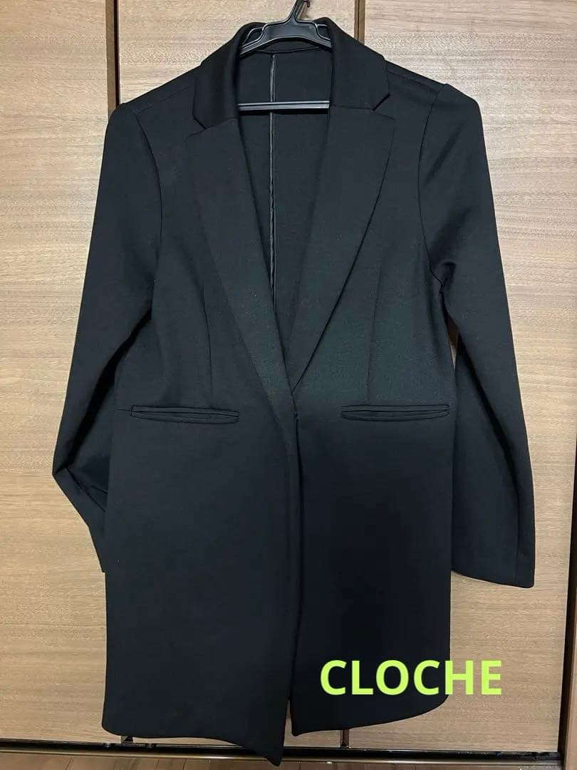 cloche ジャケット 黒 タグ付き CLOCHE クロシェ コート ブラック