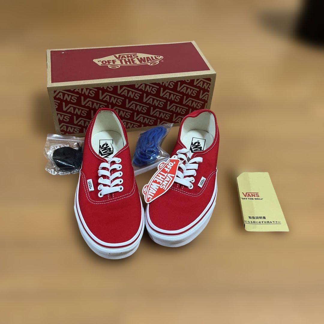 VANS オーセンティック レッド 新品