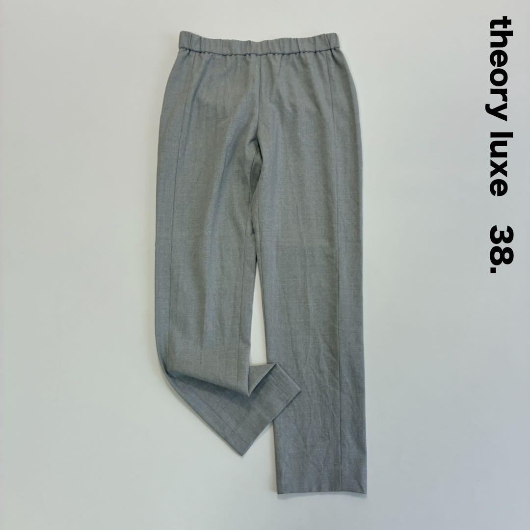 theory luxe セオリーリュクス☆ウエストゴムイージーパンツ 38