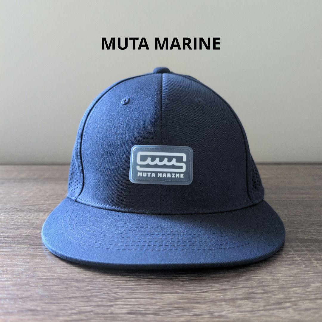 【極美品】ムータマリンゴルフ　キャップ　ライトネイビー