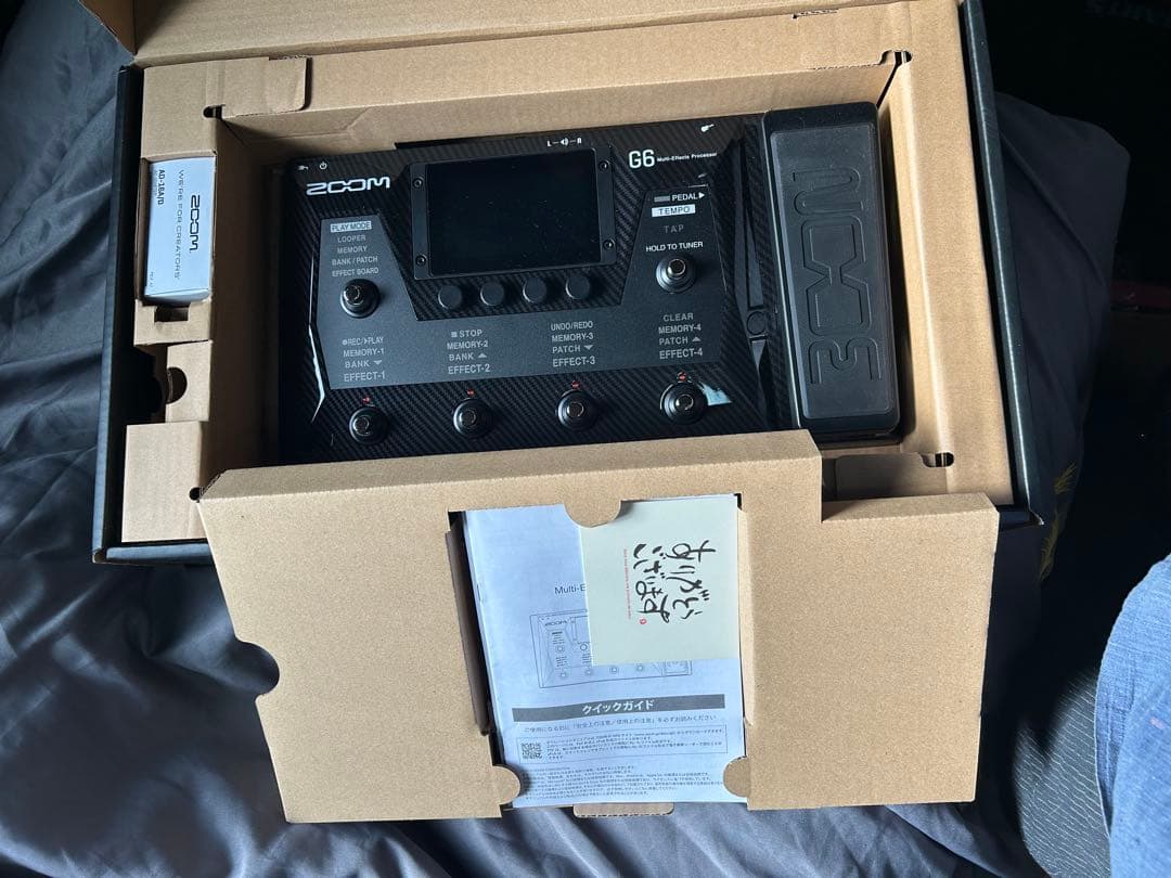 マルチエフェクター　ZOOM G6 新品　未開封