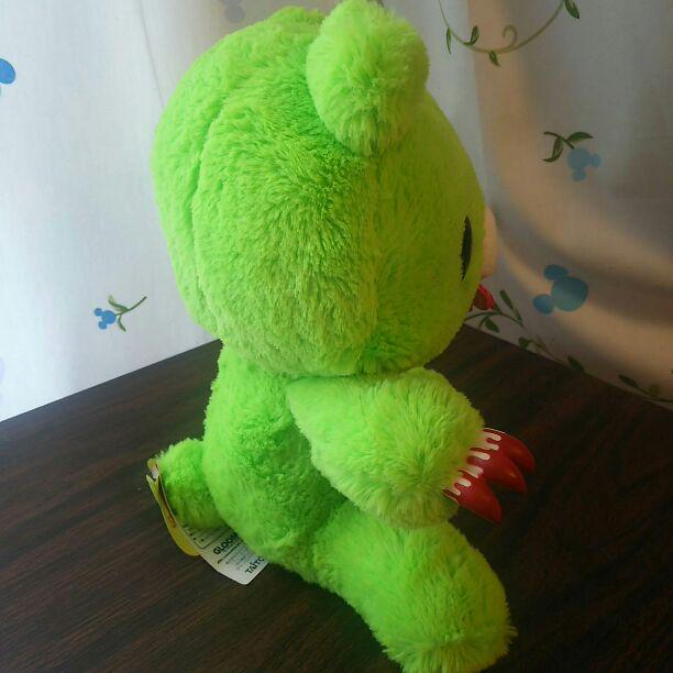 グルーミー ぬいぐるみ 黄緑 グリーン ふわふわ一 番 安