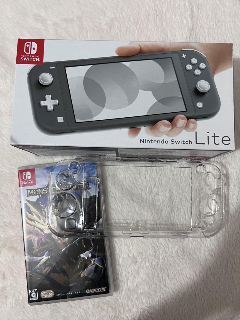Nintendo Switch Lite グレー モンスターハンターライズ