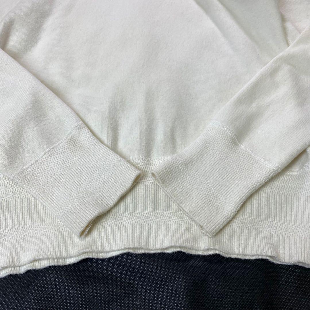 話題の人気 HYKE ハイク 長袖ニット ハイネック カシミア混 ホワイト 2 トップス