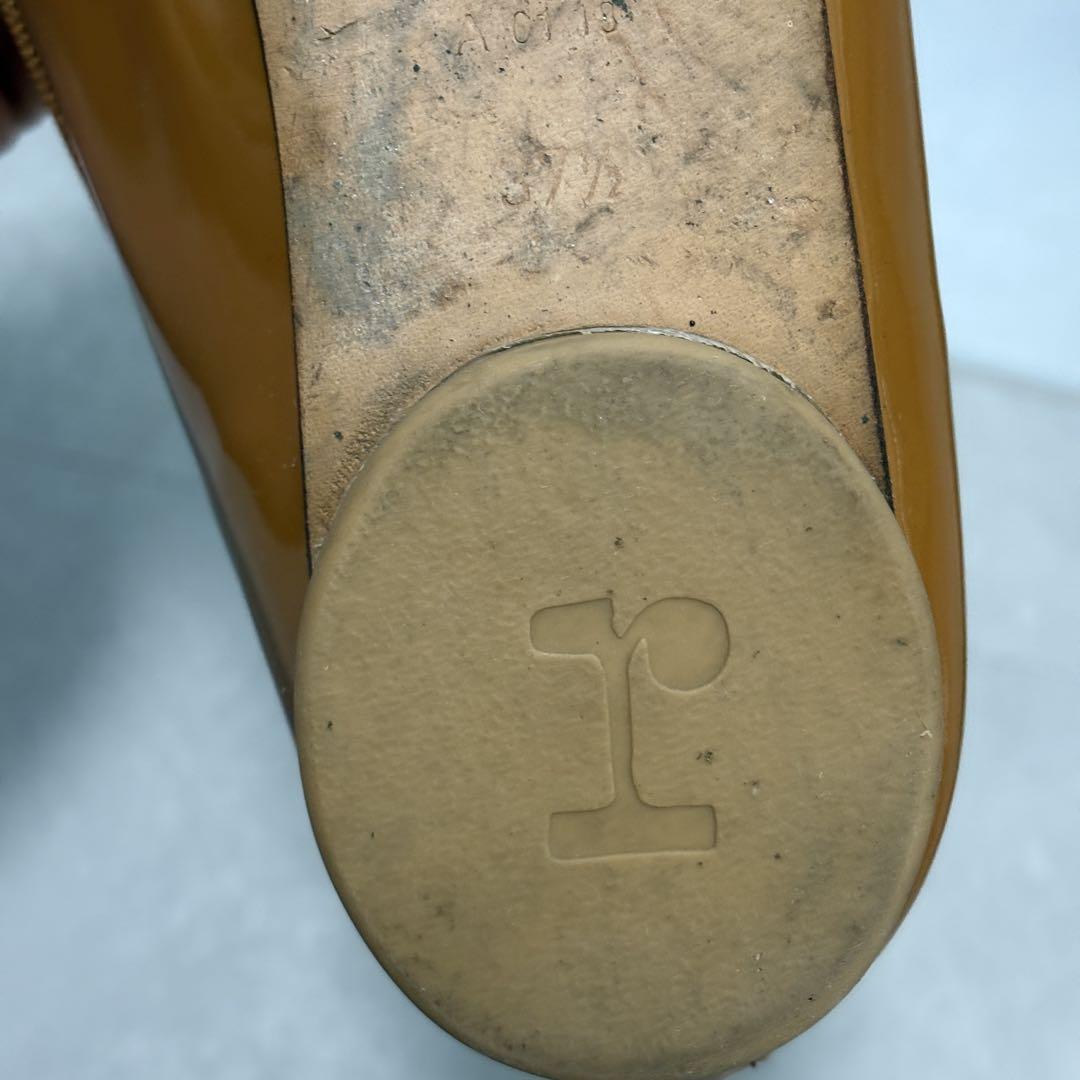 Repetto ロンハーマン別注 エナメル ポインテッドトゥ フラットシューズ