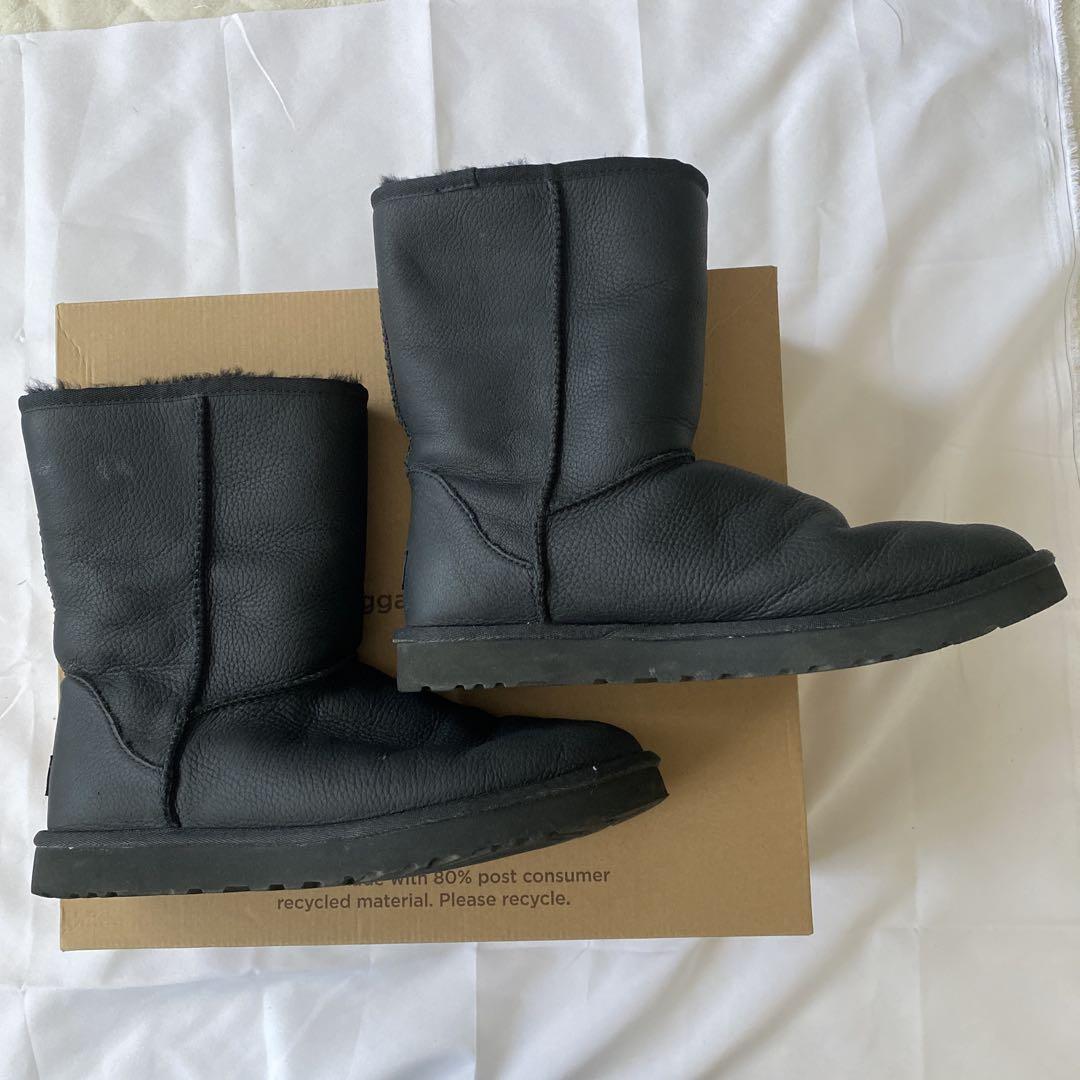 UGG ブラック ムートンブーツ ショート