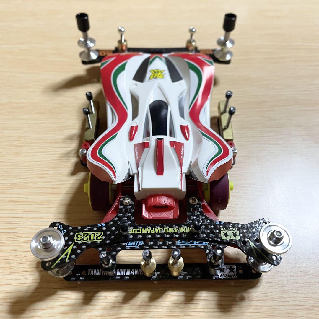 ミニ四駆　B-MAX デクロス&ロデオソニックボディMAシャーシ