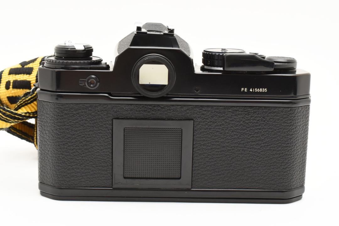 美品 NIKON FE ブラック フィルムカメラ　モルト新品交換済 M384