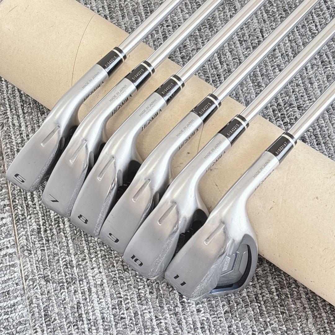 美品❗️HONMA/ホンマ LB-808 アイアン 6本 zelos7 - メルカリ