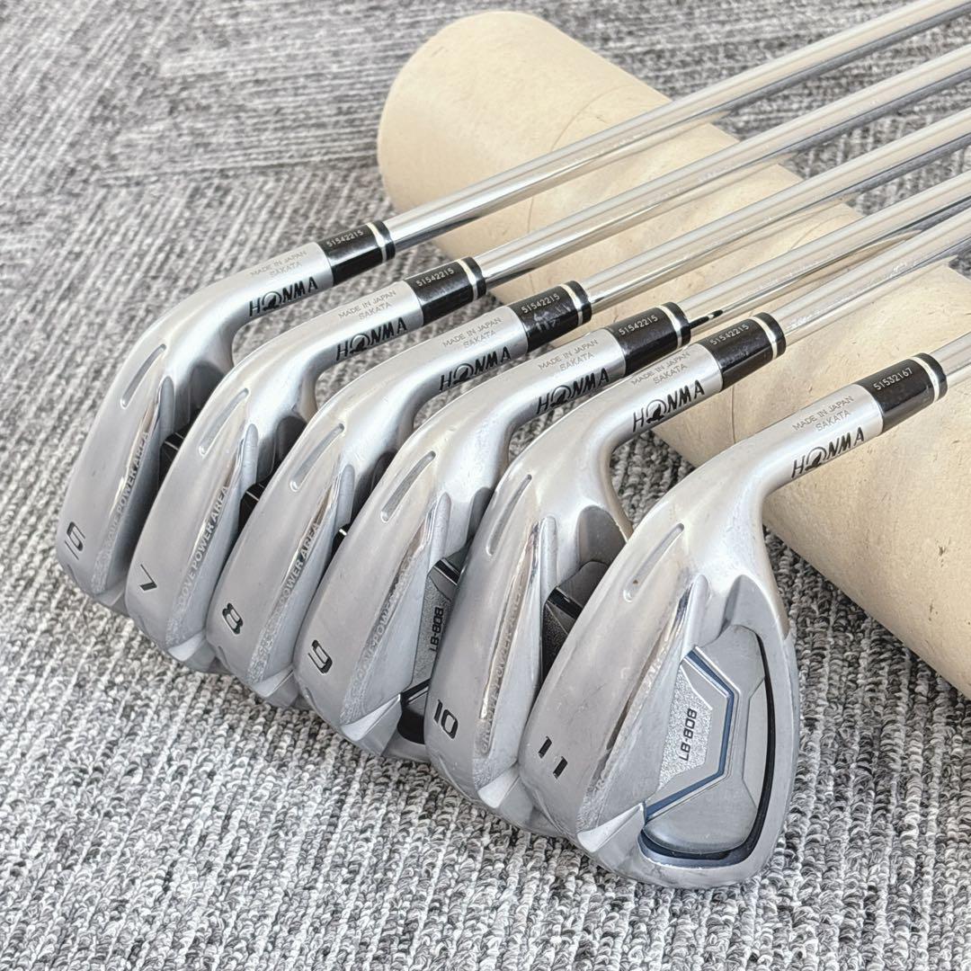 美品❗️HONMA/ホンマ LB-808 アイアン 6本 zelos7 美品❗️HONMA/ホンマ LB-808 アイアン 6本 zelos7 - メルカリ