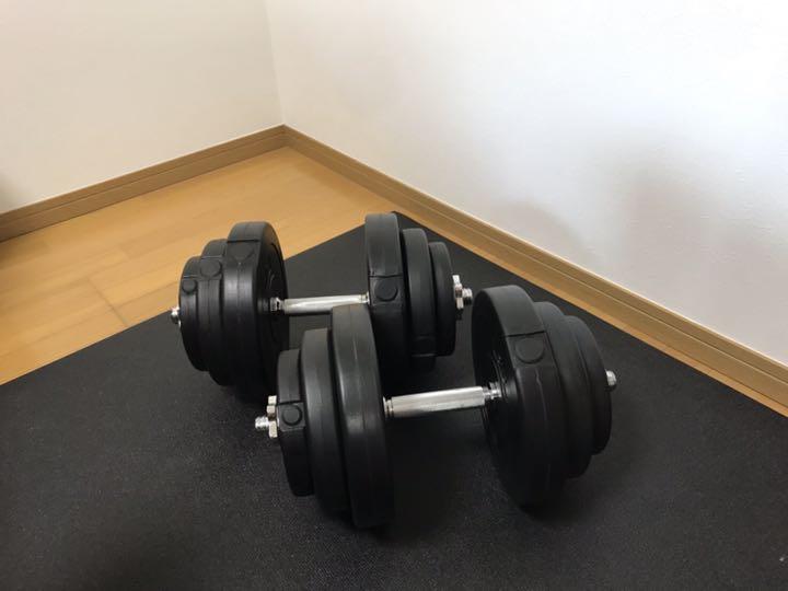 ダンベル(片方10〜20kgで調整可能)