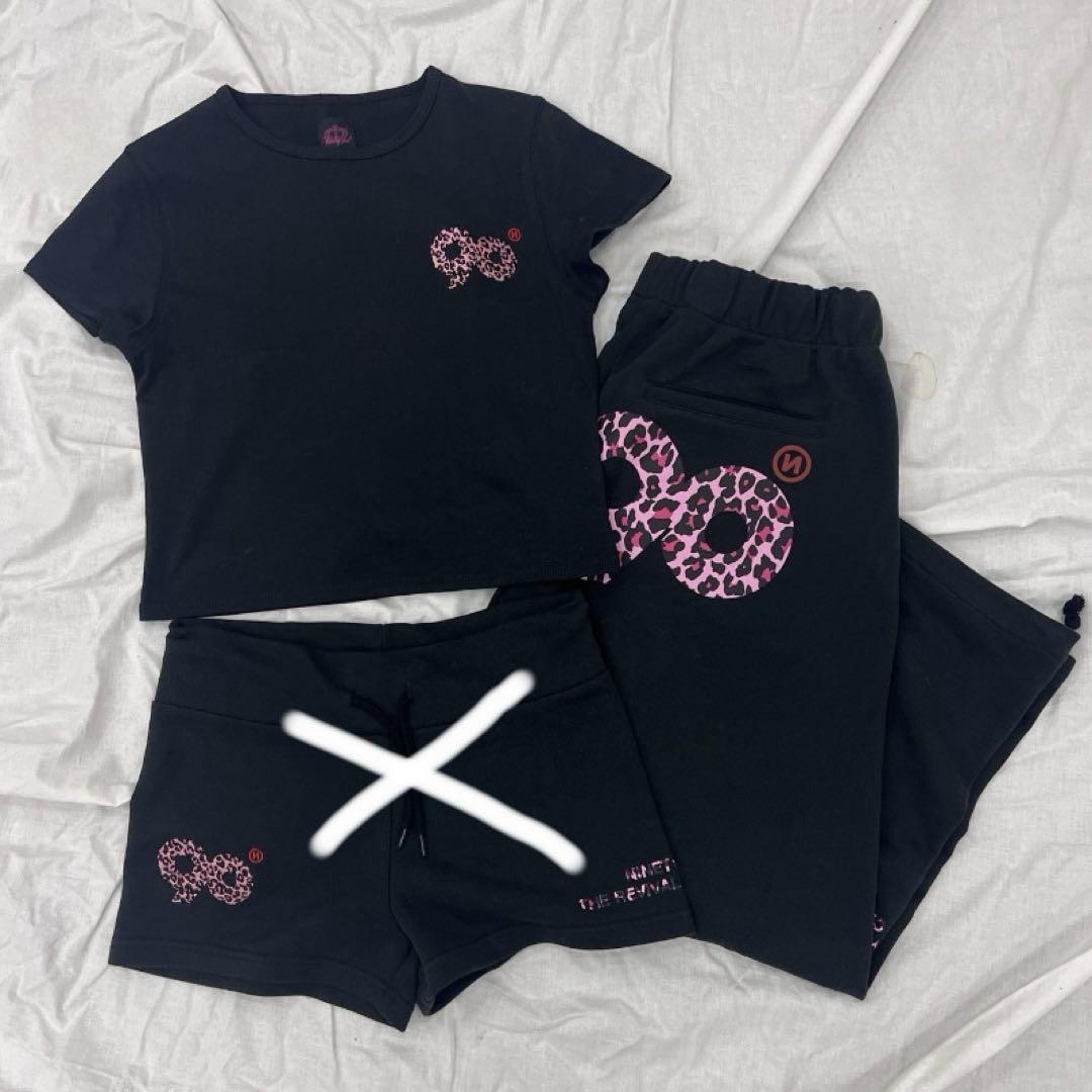 90 Logo Girl Tee Sweat Pants セットアップ 9090